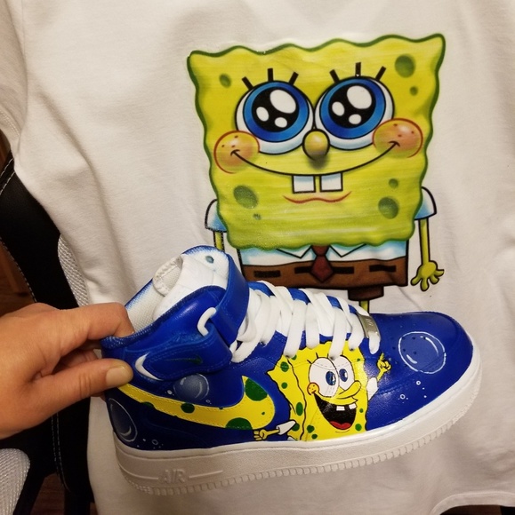 Nike Shoes Custom Patrick And Spongebob Squarepants Nikes Poshmark